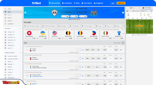 30Bet Wettbewertung