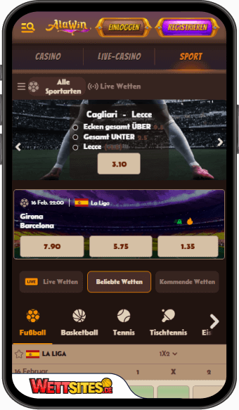 AlaWin Casino Mobile App