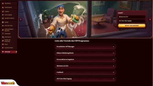 Casoola VIP-Programm