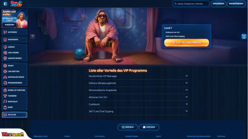 Dudespin Casino Vip program