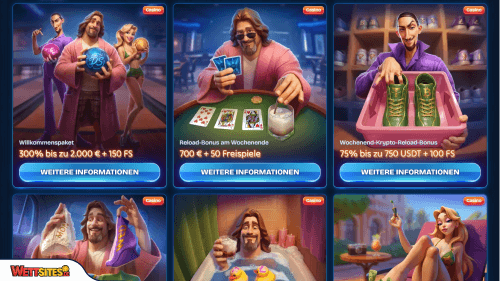 Dudespin Casino Willkommensbonus