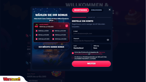 Gambiva Casino Willkommensbonus