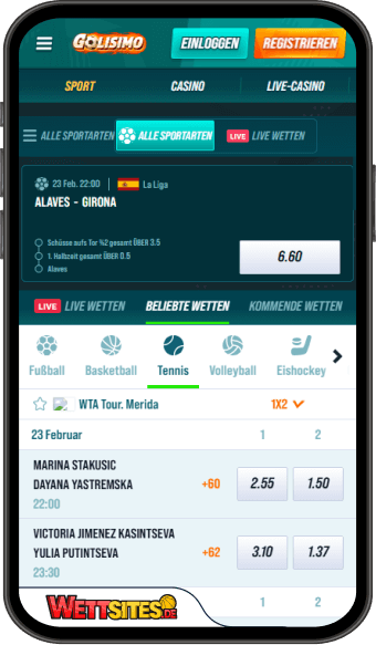 Golisimo Casino Mobile App