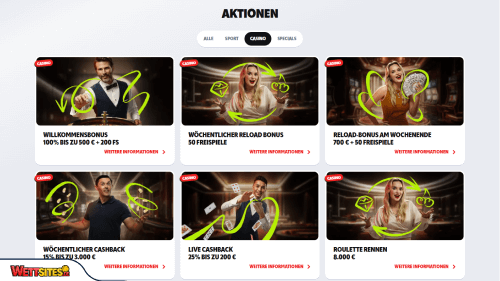 SupaBet Casino Willkommensbonus