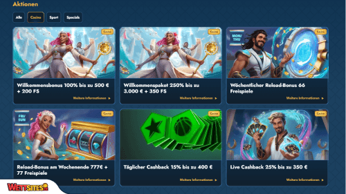 Casea Casino Willkommensbonus