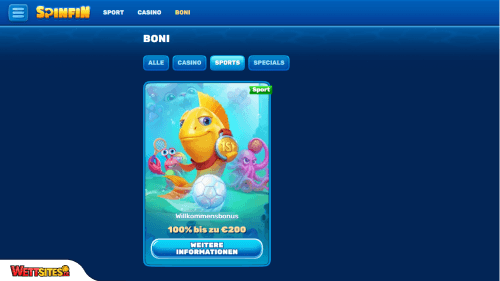 Spinfin Sport Bonus