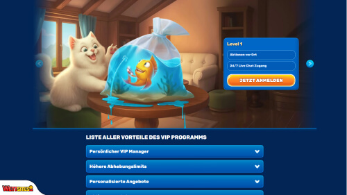 Spinfin VIP-Programm