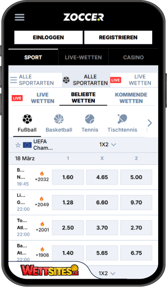 Zoccer Mobile App