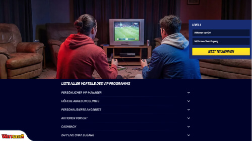 BetScore VIP-Programm