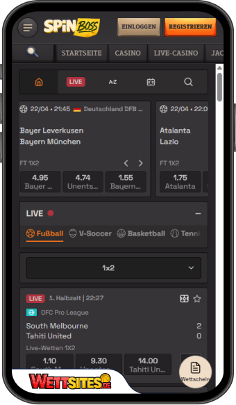 SpinBoss Mobile App