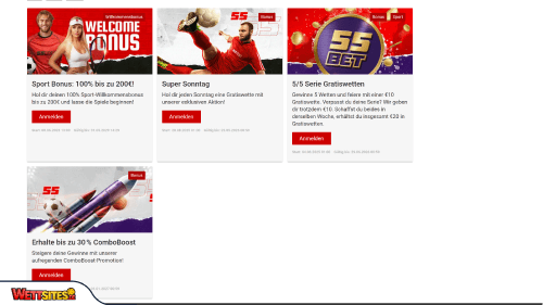 55Bet Sport Bonus