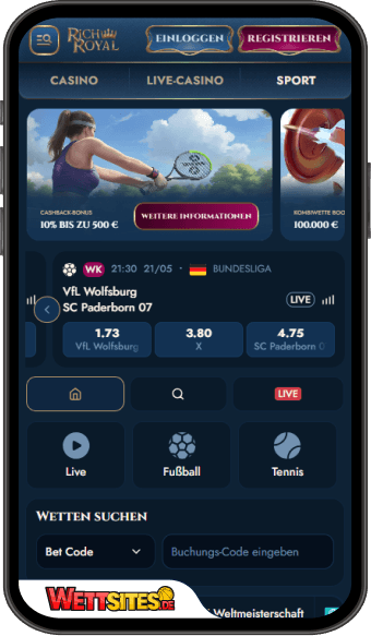 Rich Royal Mobile App