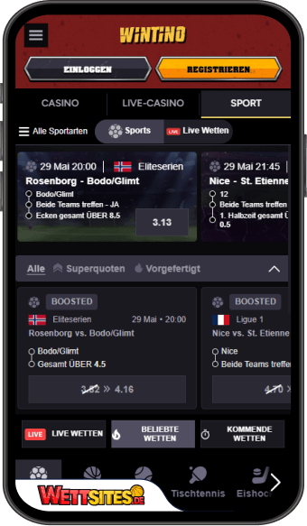 Wintino Mobile App