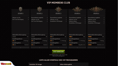 Crusado VIP-Programm